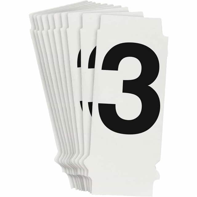8200-3 B933 8200-3 BLK 1" HELV QA 10-PK