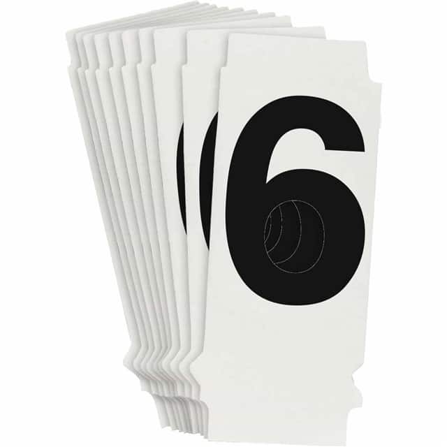8200-6 B933 8200-6 BLK 1" HELV QA 10-PK
