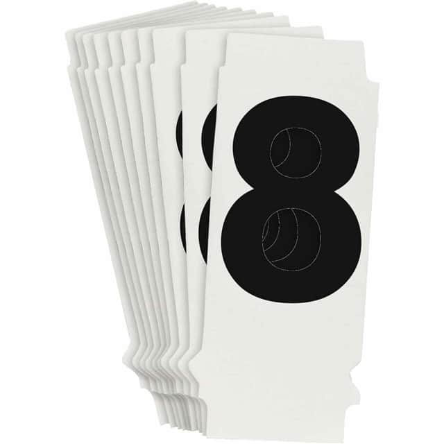8200-8 B933 8200-8 BLK 1" HELV QA 10-PK