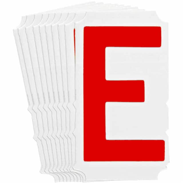 5160-E B933 5160-E RED 4" GOTH QA 10-PK