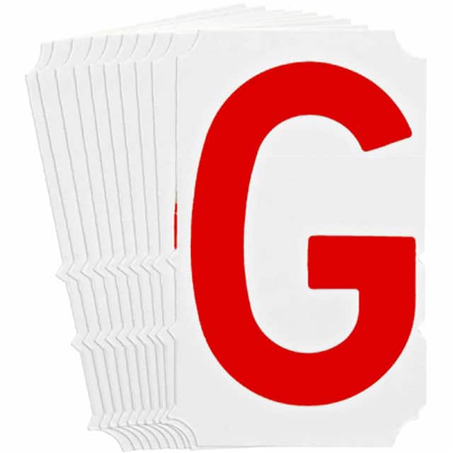 5160-G B933 5160-G RED 4" GOTH QA 10-PK