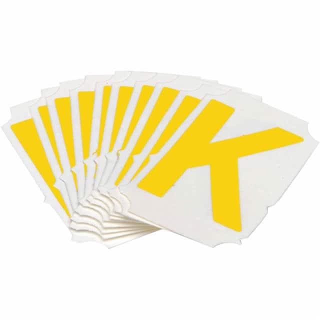 5060-K B933 5060-K YEL 2" GOTH QA 10-PK