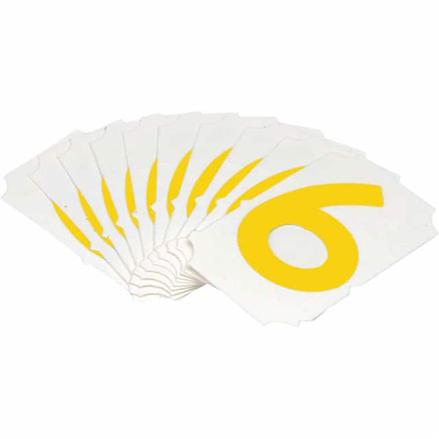 5060-6 B933 5060-6 YEL 2" GOTH QA 10-PK