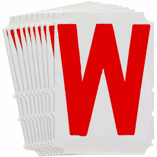 5160-W B933 5160-W RED 4" GOTH QA 10-PK