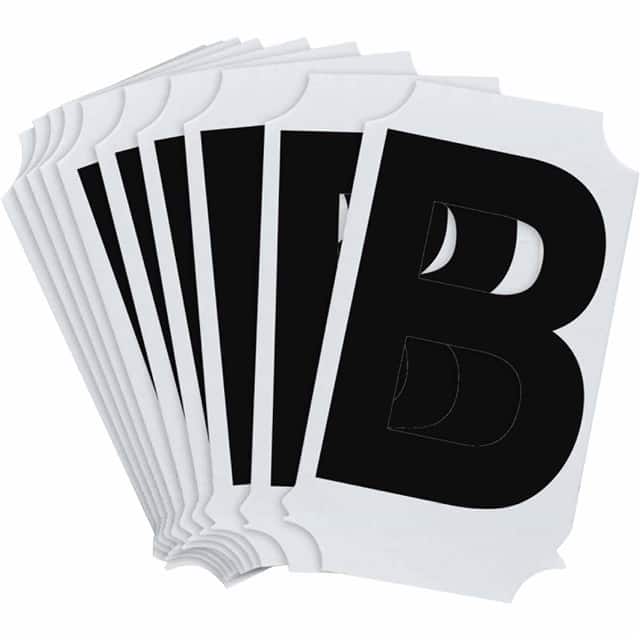 8210-B B933 8210-B BLK 2" HELV QA 10-PK