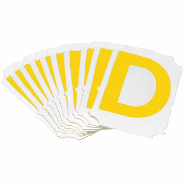 5060-D B933 5060-D YEL 2" GOTH QA 10-PK