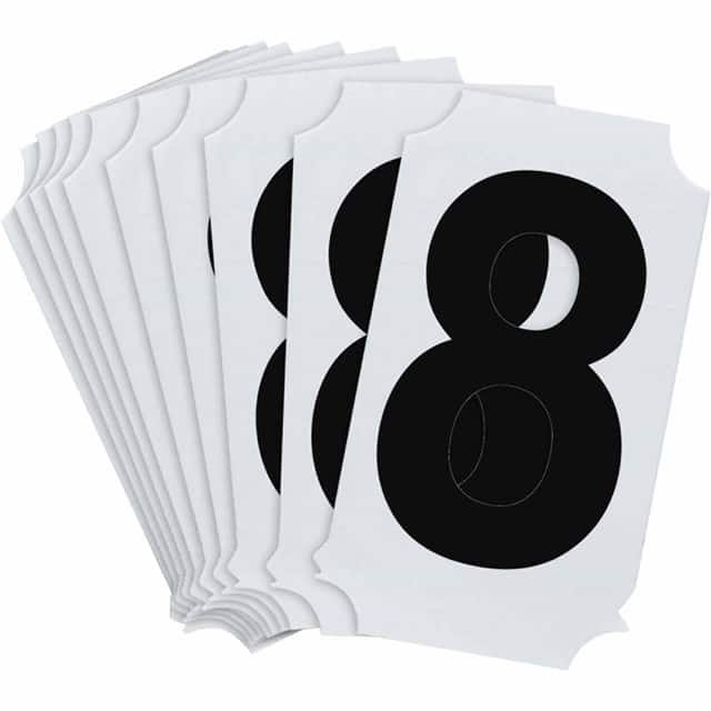 8210-8 B933 8210-8 BLK 2" HELV QA 10-PK