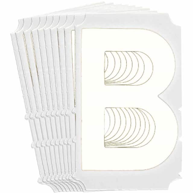 5170-B B933 5170-B WHT 4" GOTH QA 10-PK