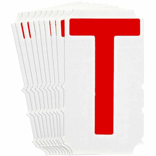 5160-T B933 5160-T RED 4" GOTH QA 10-PK
