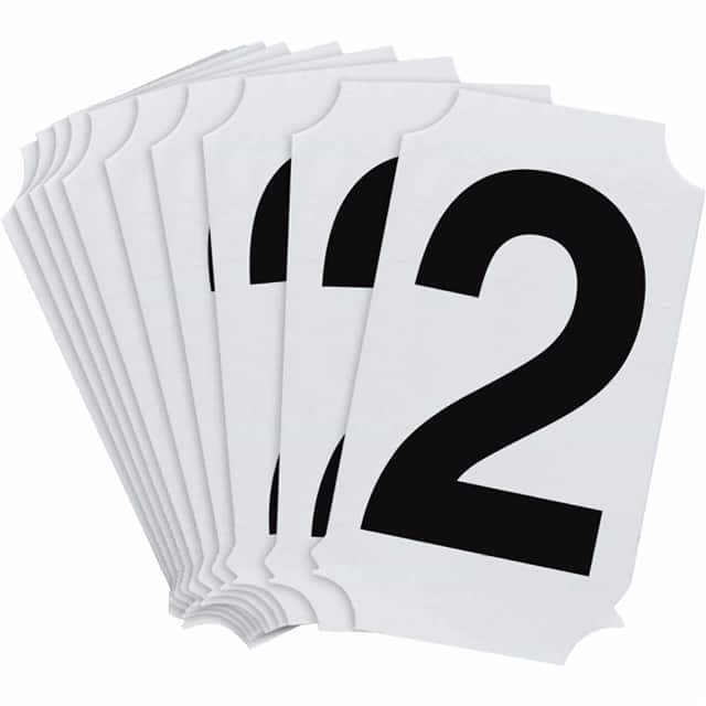 8210-2 B933 8210-2 BLK 2" HELV QA 10-PK