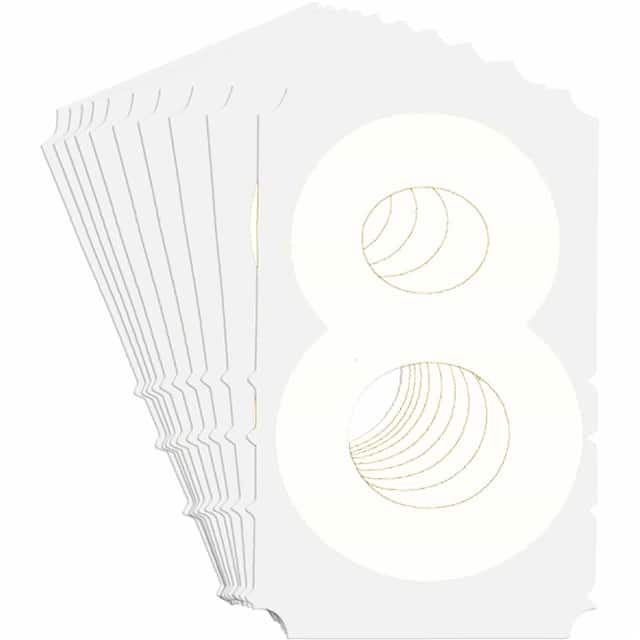5170-8 B933 5170-8 WHT 4" GOTH QA 10-PK