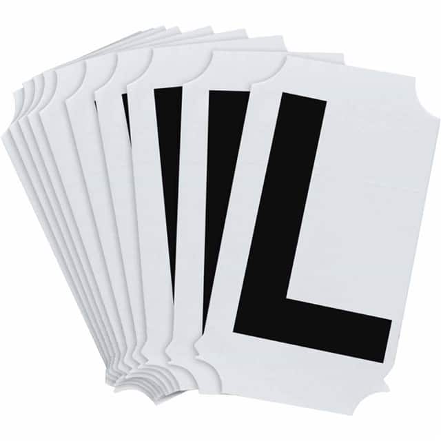 8210-L B933 8210-L BLK 2" HELV QA 10-PK
