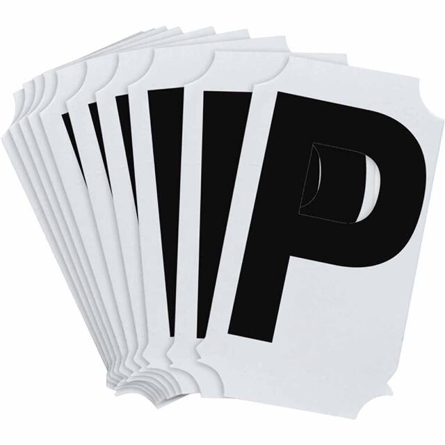 8210-P B933 8210-P BLK 2" HELV QA 10-PK