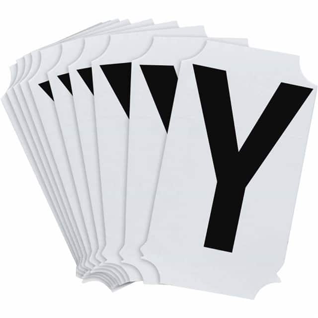 8210-Y B933 8210-Y BLK 2" HELV QA 10-PK