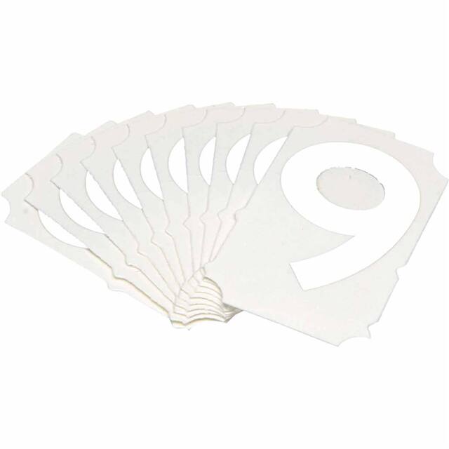5080-9 933 5080-9 WHT 2" GOTH QA 10-PK