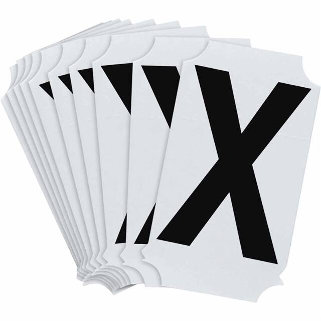 8210-X B933 8210-X BLK 2" HELV QA 10-PK