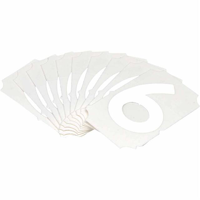 5080-6 B933 5080-6 WHT 2" GOTH QA 10-PK