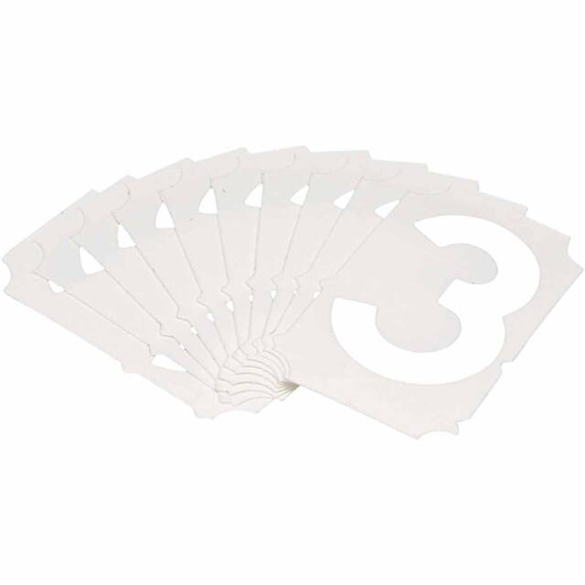 5080-3 B933 5080-3 WHT 2" GOTH QA 10-PK