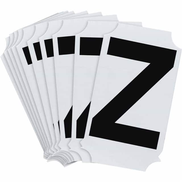 8210-Z B933 8210-Z BLK 2" HELV QA 10-PK
