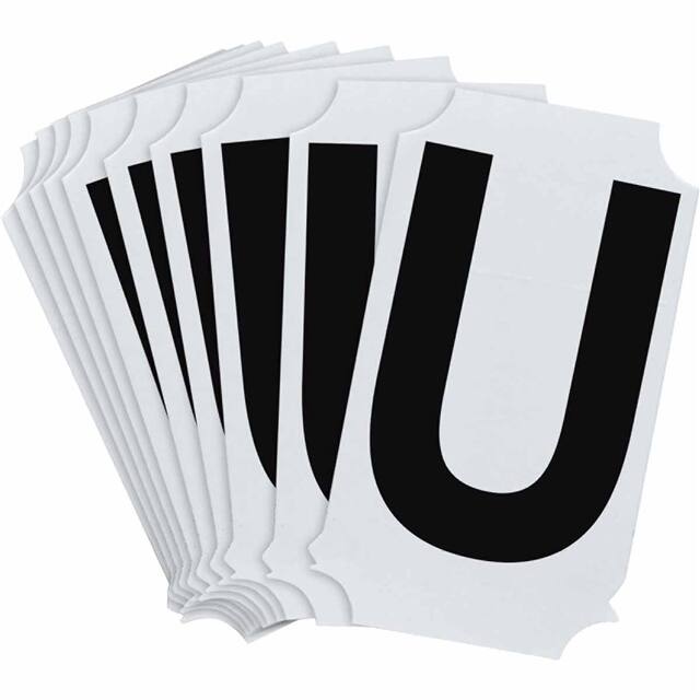 8210-U B933 8210-U BLK 2" HELV QA 10-PK
