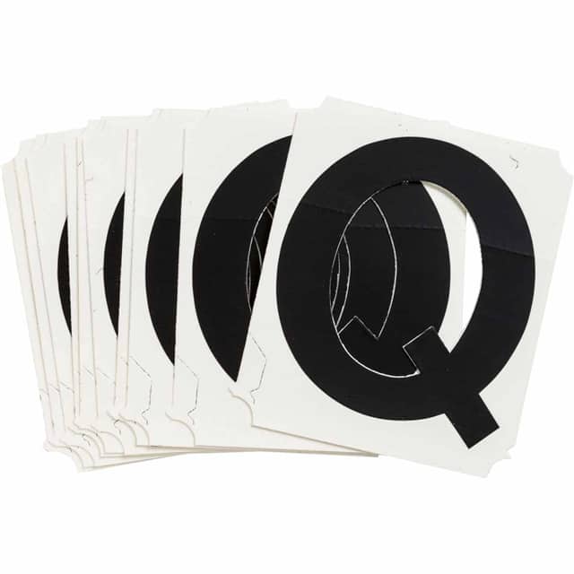 8215-Q B933 8215-Q BLK 3" HELV QA 10-PK