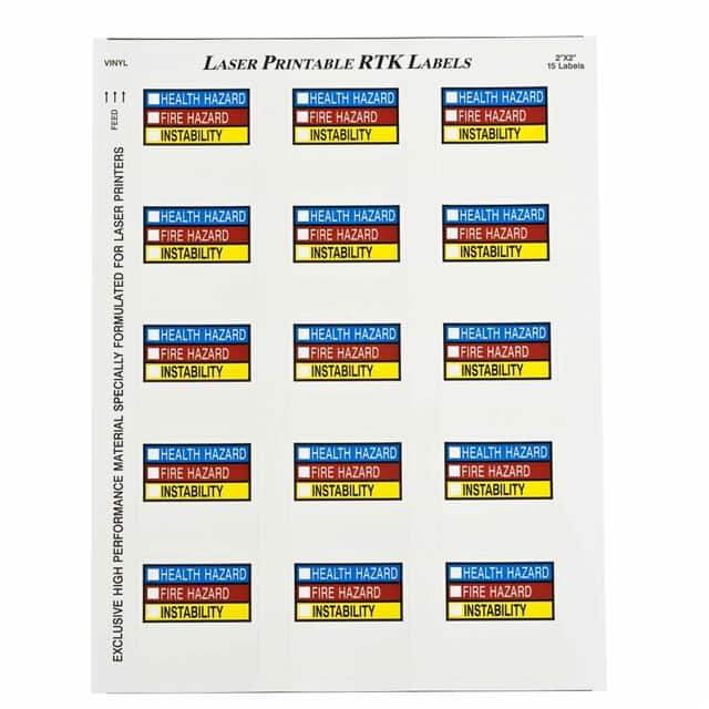 59243 RTK COLOR BAR VINYL 2 X 2