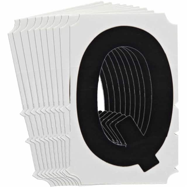 5180-Q B933 5180-Q BLK 6" GOTH QA 10-PK