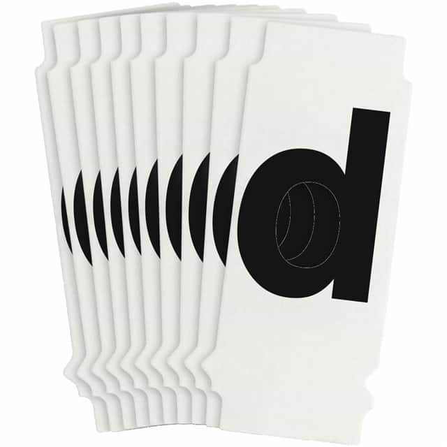 8235-D B933 8235-D BLK 1" HELV QA 10-PK