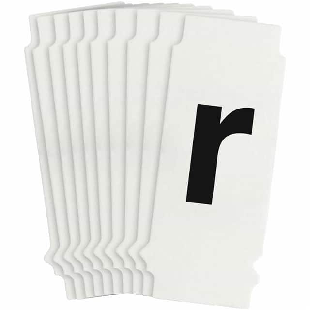 8235-R B933 8235-R BLK 1" HELV QA 10-PK