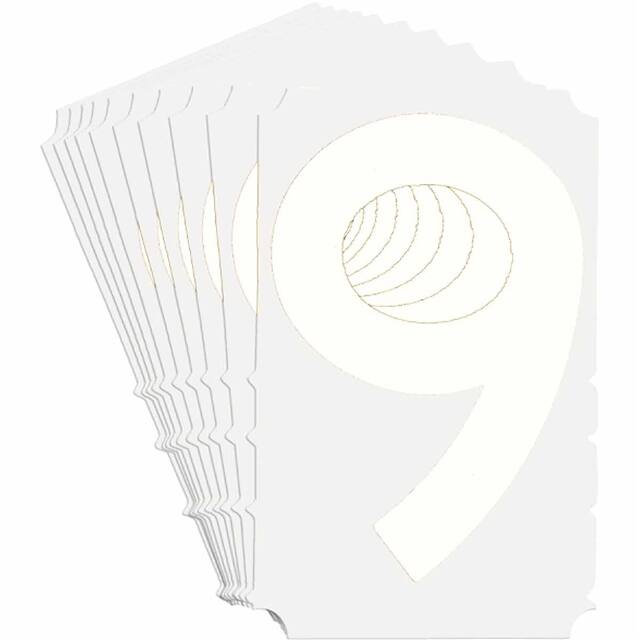 5210-9 B933 5210-9 WHT 6" GOTH QA 10-PK