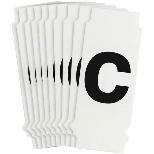 8235-C B933 8235-C BLK 1" HELV QA 10-PK