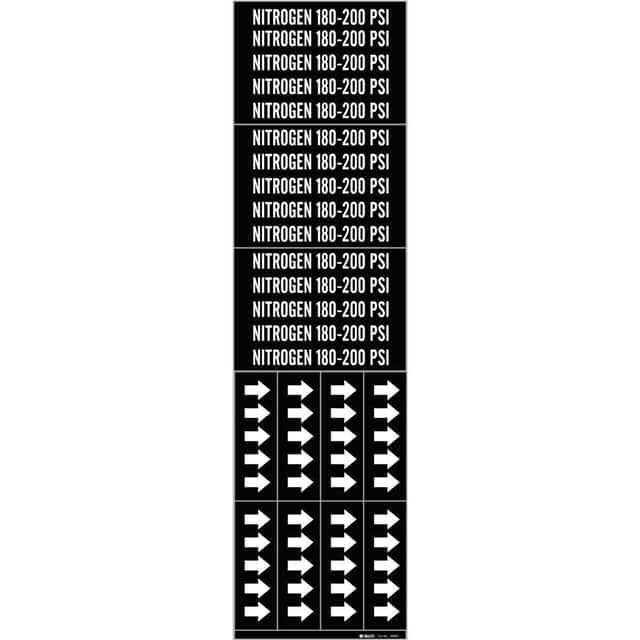 86334 MEDICAL GAS PIPE MARKER - US