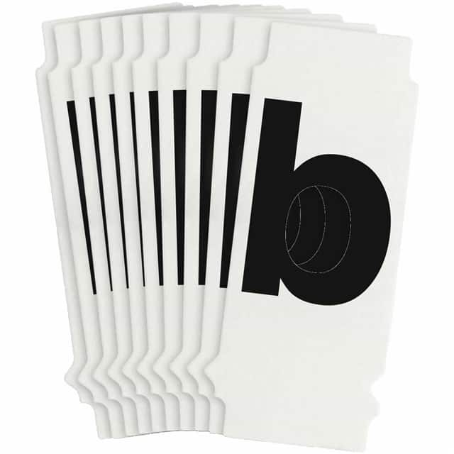 8235-B B933 8235-B BLK 1" HELV QA 10-PK