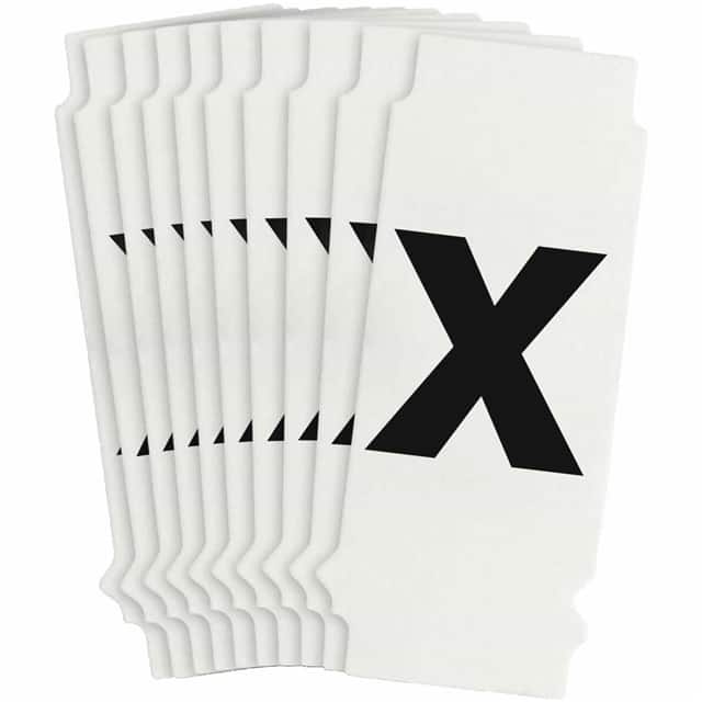 8235-X B933 8235-X BLK 1" HELV QA 10-PK