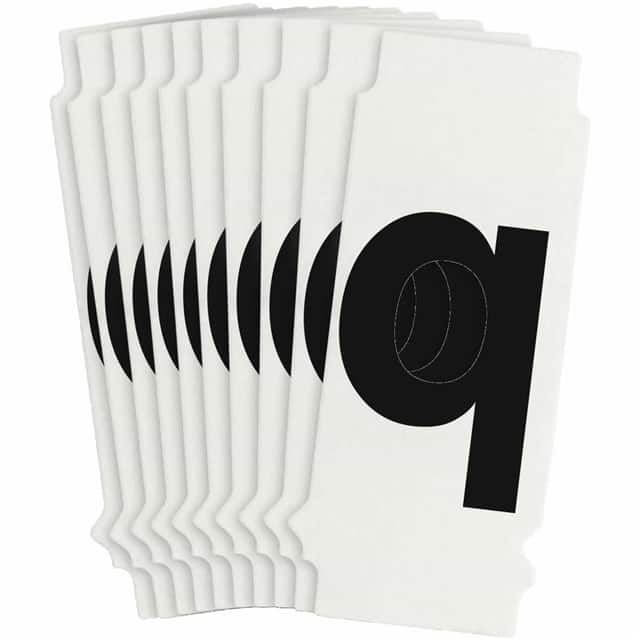 8235-Q B933 8235-Q BLK 1" HELV QA 10-PK
