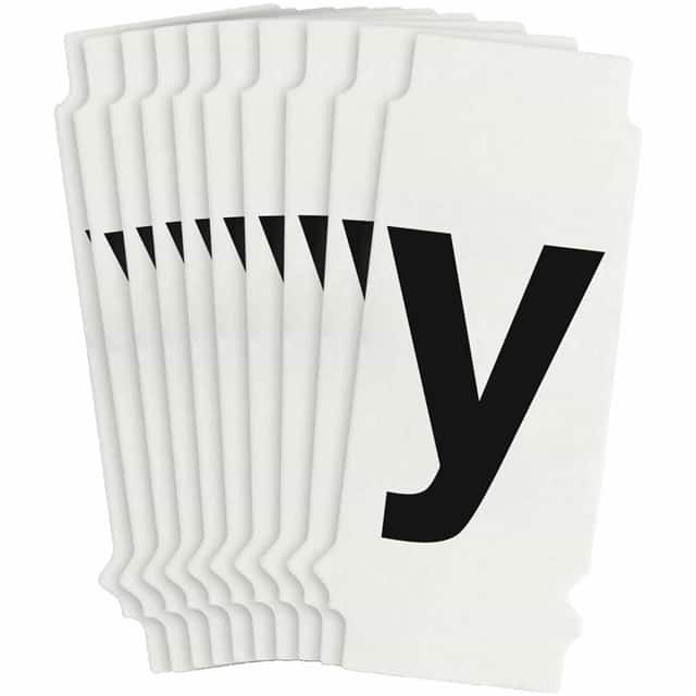 8235-Y B933 8235-Y BLK 1" HELV QA 10-PK