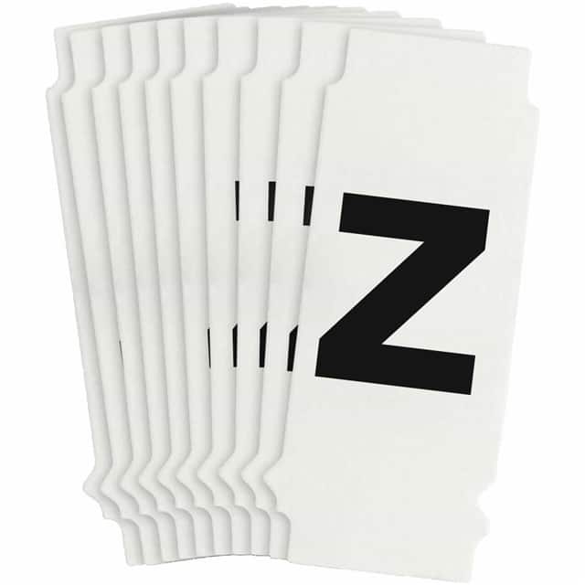 8235-Z B933 8235-Z BLK 1" HELV QA 10-PK