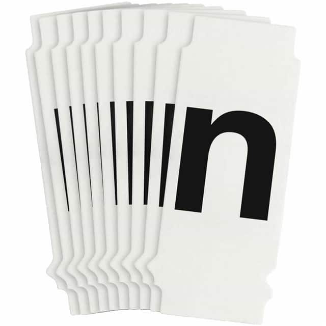 8235-N B933 8235-N BLK 1" HELV QA 10-PK