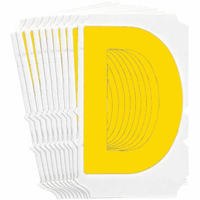 5110-D B933 5110-D YEL 3" GOTH QA 10-PK