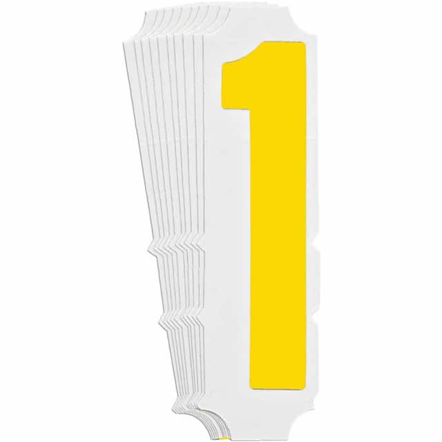 5110-1 B933 5110-1 YEL 3" GOTH QA 10-PK
