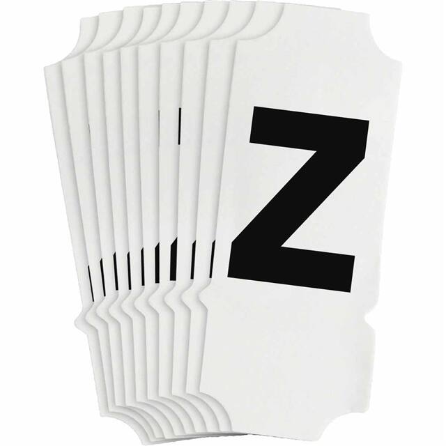 8245-Z B933 8245-Z BLK 2" HELV QA 10-PK