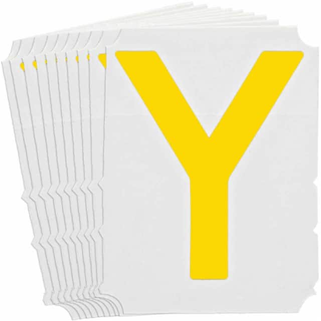 5110-Y B933 5110-Y YEL 3" GOTH QA 10-PK