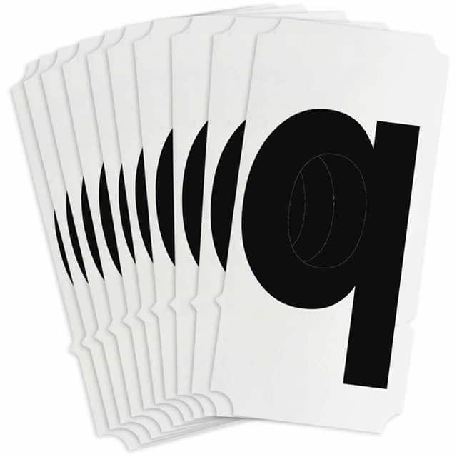 8250-Q B933 8250-Q BLK 3" HELV QA 10-PK