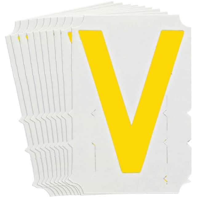 5110-V B933 5110-V YEL 3" GOTH QA 10-PK
