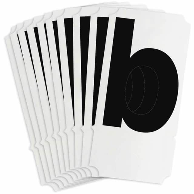 8255-B B933 8255-B BLK 4" HELV QA 10-PK