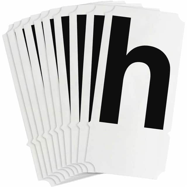 8255-H B933 8255-H BLK 4" HELV QA 10-PK