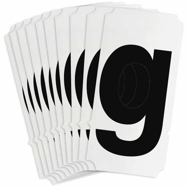8255-G B933 8255-G BLK 4" HELV QA 10-PK