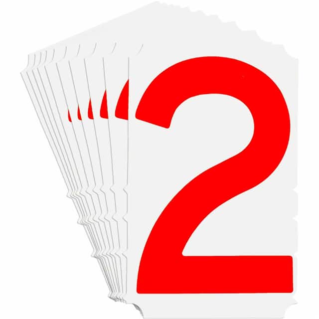 5120-2 B933 5120-2 RED 3" GOTH QA 10-PK
