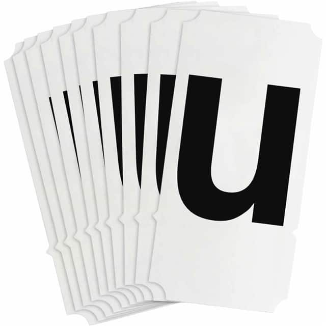 8250-U B933 8250-U BLK 3" HELV QA 10-PK