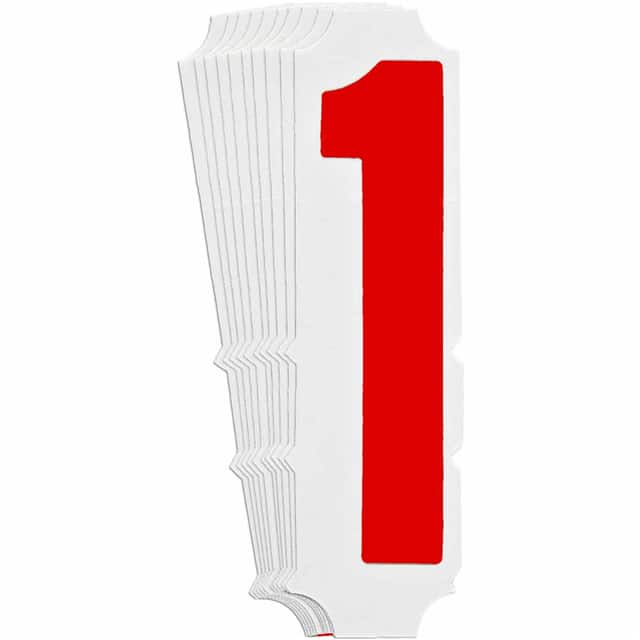5120-1 B933 5120-1 RED 3" GOTH QA 10-PK